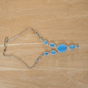 Faux Turquoise Necklace